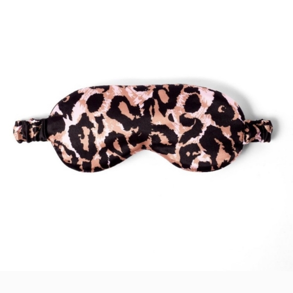 Diane Von Furstenberg x Target Neutral Leopard Sleep Eye Mask - Picture 2 of 3